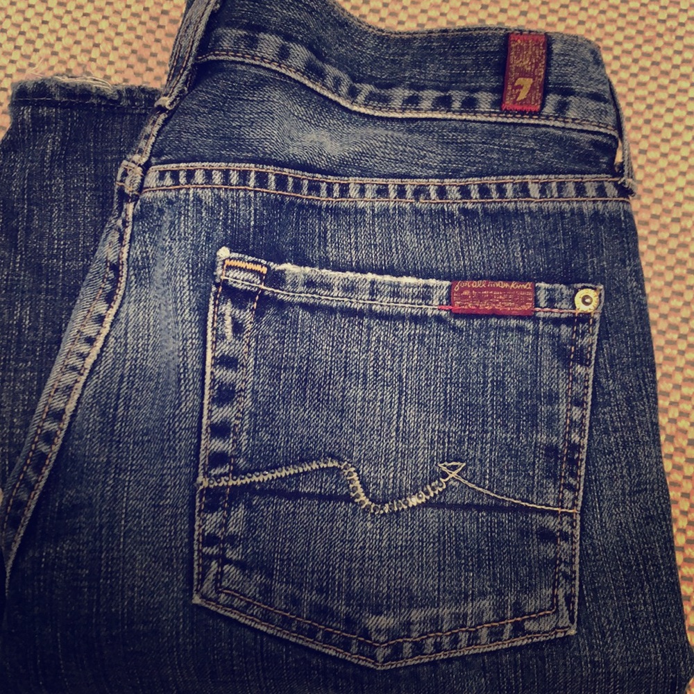7 for all Mankind with Swarovski crystal pockets